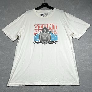 Roots Of Fight T-Shirt Andre The Giant White Graphic Print Tee Men’s Size 2XL